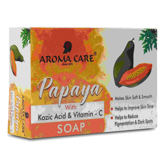 Buy Aroma Care Papaya With Kozic Acid & Vitamin-C Whitening Soap from DrMediCart, Ship from India to USA