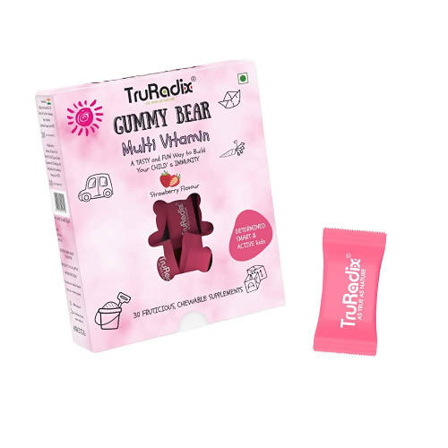 Buy Truradix Kids Multivitamin Gummies-Strawberry Flavor from DrMediCart, Ship from India to USA
