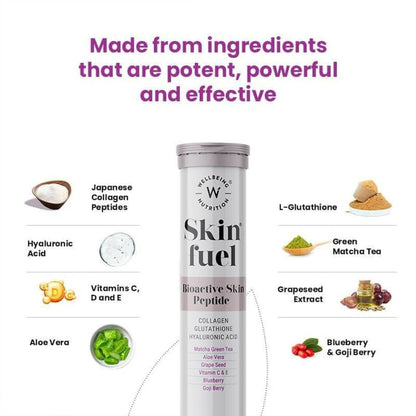 Wellbeing Nutrition Collagen & Glutathione Skin, Hair & Nails Combo