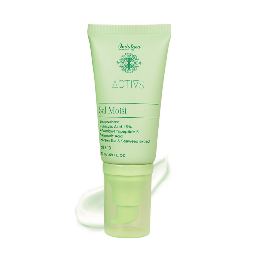 Indulgeo Essentials Sal Moist - Encapsulated Salicylic Acid Acne Healing Face Moisturiser 1.5%