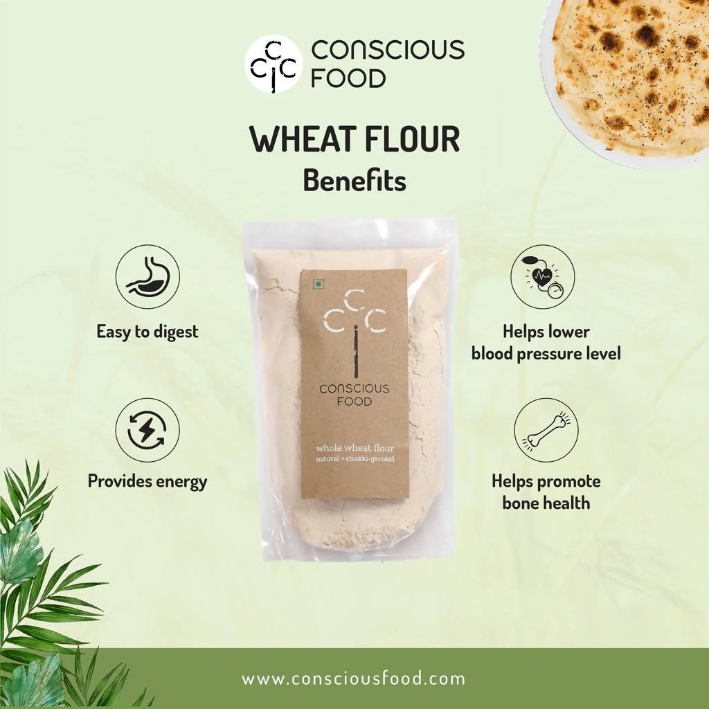 Conscious Food Wheat Flour Gehu Atta - Drmedicart
