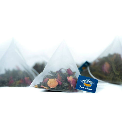 Tea Sense Bed Of Roses Green Tea Bags Box - Drmedicart