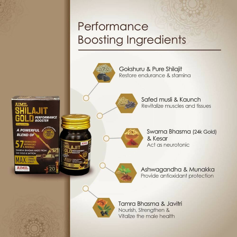 Aimil SJ Gold Capsules – Performance Booster