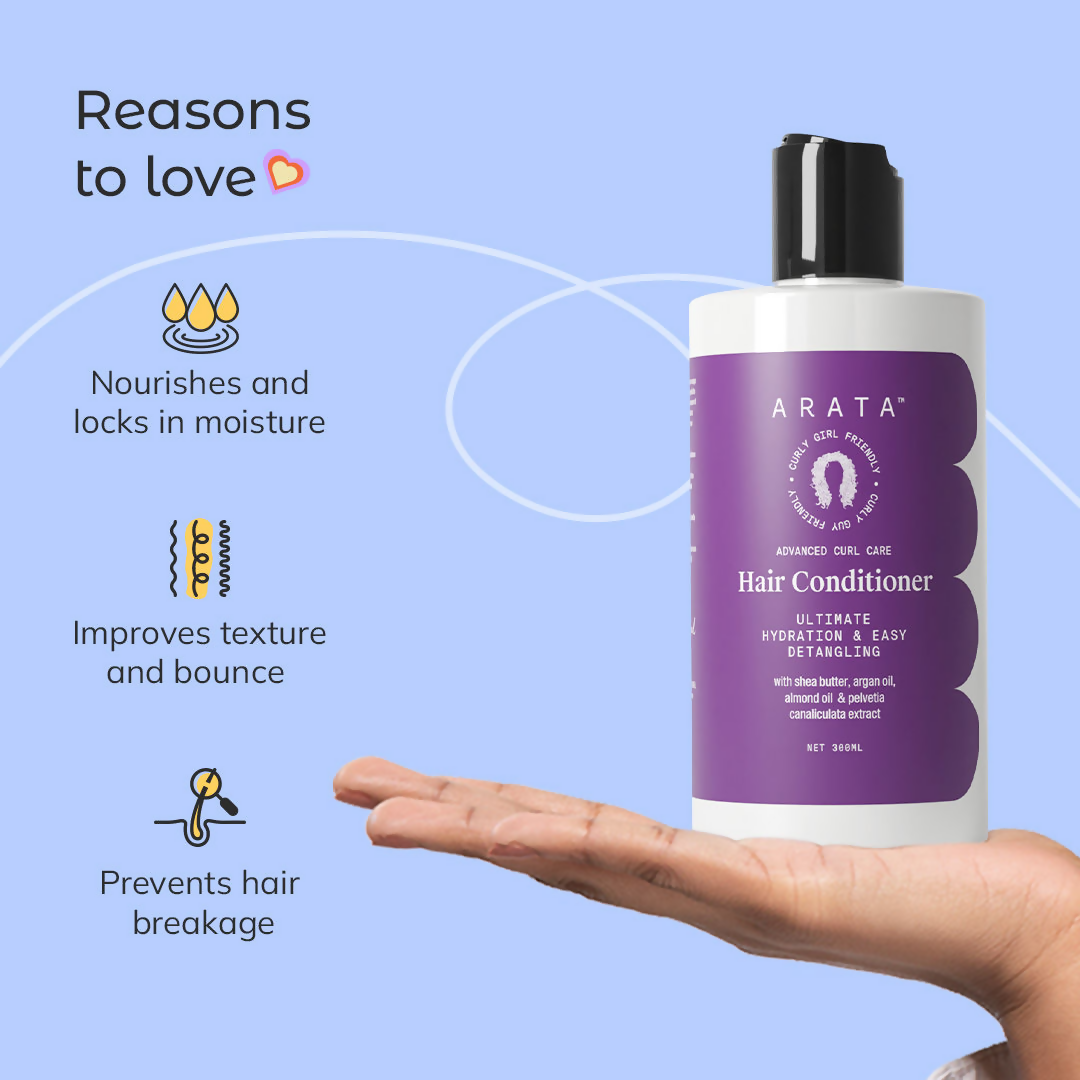 Arata Curl Care Conditioner With Shea Butter