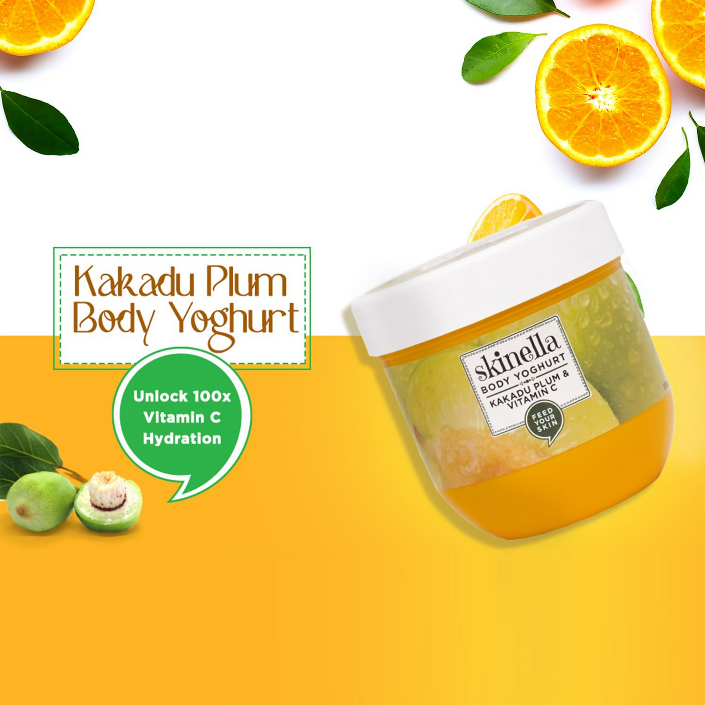 Skinella Plum Body Yoghurt Vitamin C Deep Hydration