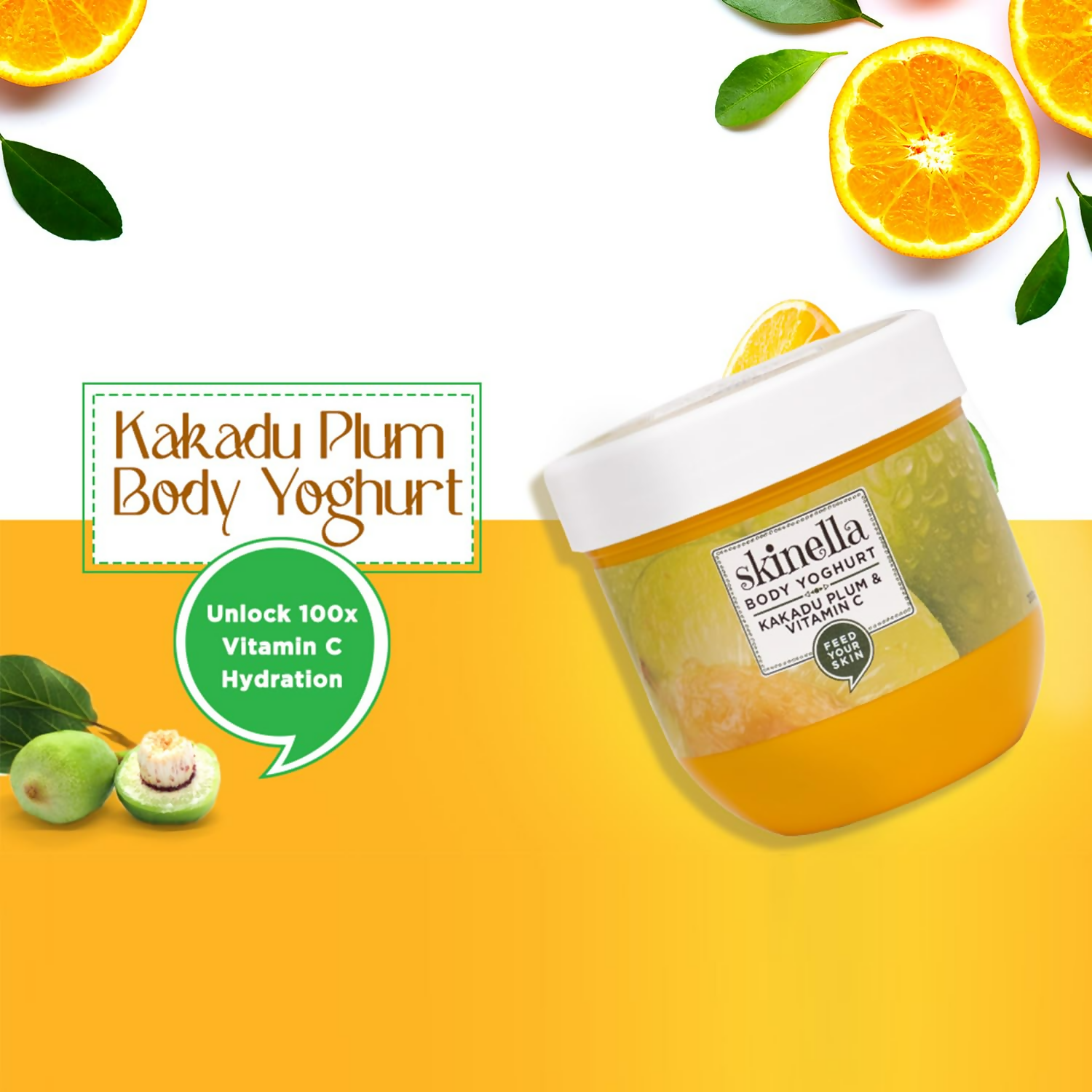 Skinella Plum Body Yoghurt Vitamin C Deep Hydration