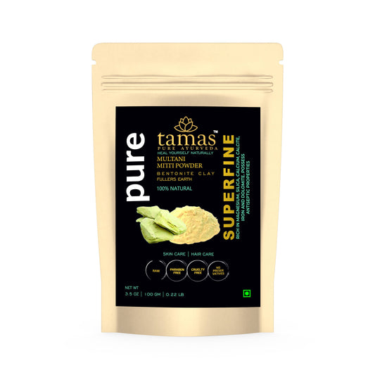 Buy Tamas Pure Ayurveda Superfine Multani Mitti Powder from DrMediCart, Ship from India to USA
