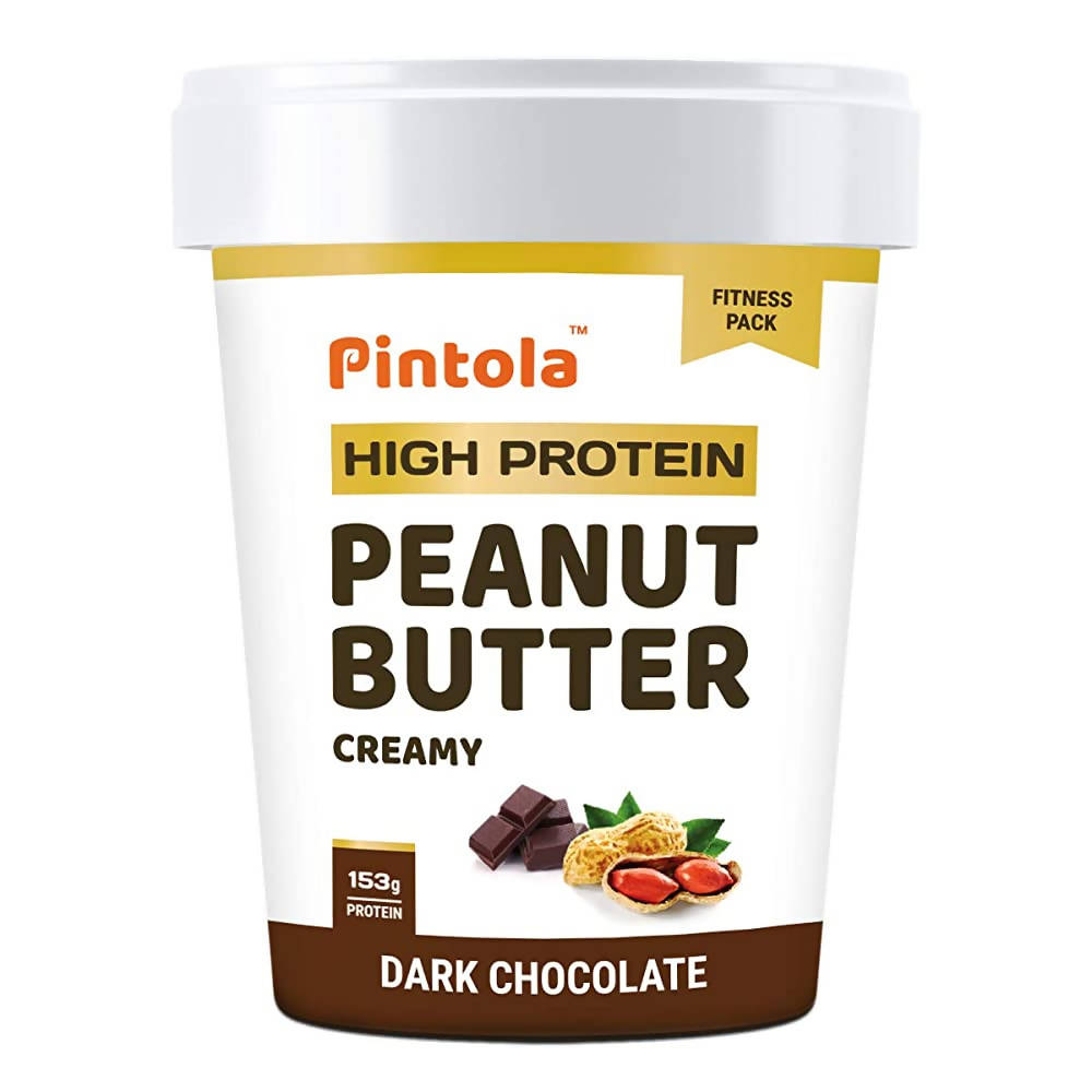 Buy Pintola High Protein Dark Chocolate Creamy Peanut Butter from DrMediCart
