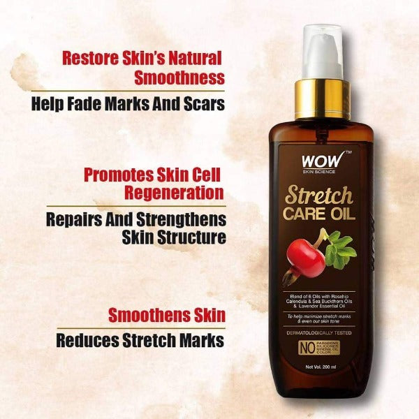 Wow Skin Science Stretch Care Oil - DrMediCart
