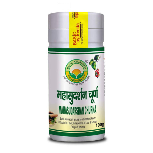 Buy Basic Ayurveda Mahasudarshan Churna from DrMediCart, Ship from India to USA