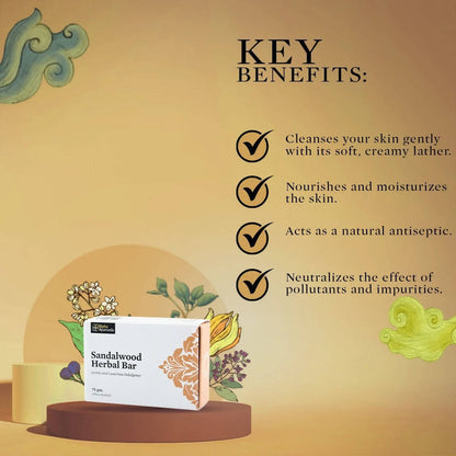 Bipha Ayurveda Sandalwood Herbal Bar - DrMediCart