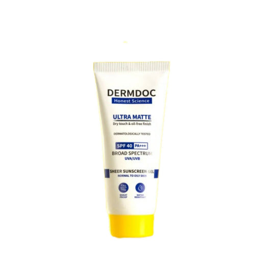Buy Dermdoc Ultra Matte Sheer Sunscreen Gel from DrMediCart, Ship from India to USA