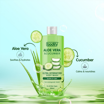 Bodify Aloe Vera & Cucumber Ultra Hydrating Body Wash