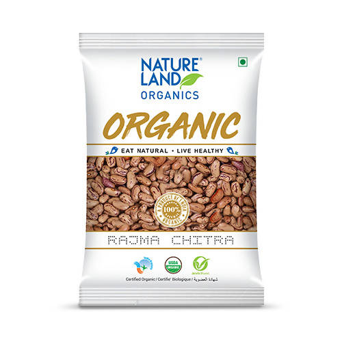Buy Nature Land Organics Rajma Chitra from DrMediCart, Ship from India to USA