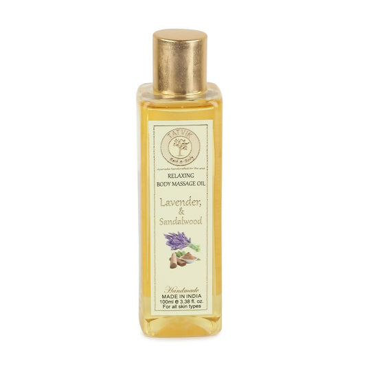 Buy Tatvik Ayurveda Relaxing Body Massage Oil Lavender & Sandalwood from DrMediCart, Ship from India to USA