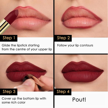 Good Vibes HydraGlow Creme Lipstick - Cherry Red