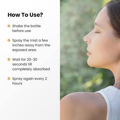 The True Therapy (Re) Setting Sunscreen Mist (Spray) For Men & Women SPF 30++ PA++