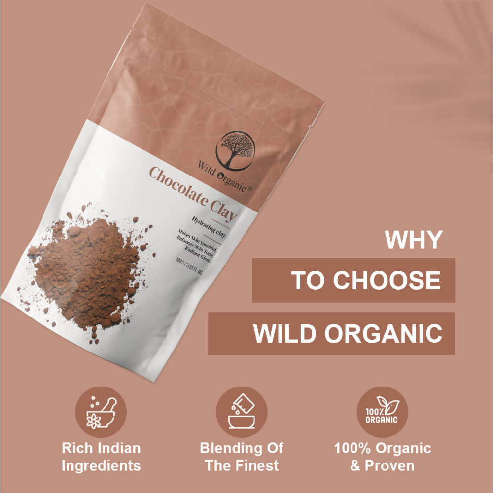Wild Organic Chocolate Hydrating Clay Powder