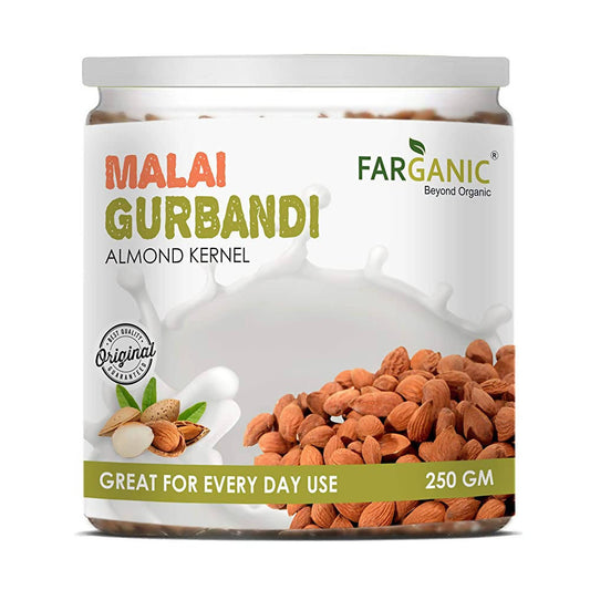Buy Farganic Malai Gurbandi Almonds from DrMediCart, Ship from India to USA