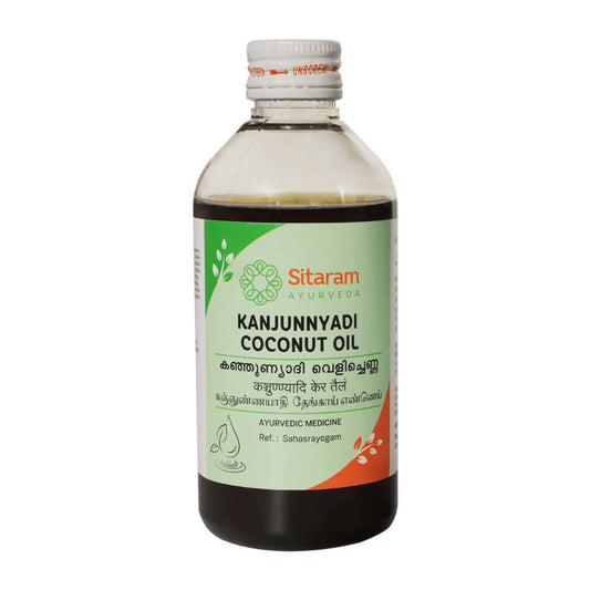 Buy Sitaram Ayurveda Kanjunnyadi Coconut Oil from DrMediCart, Ship from India to USA