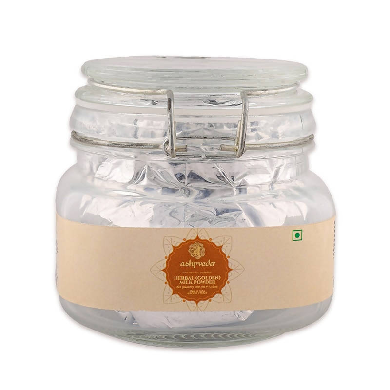 Buy Ashpveda Herbal (Golden) Milk Powder from DrMediCart, Ship from India to USA