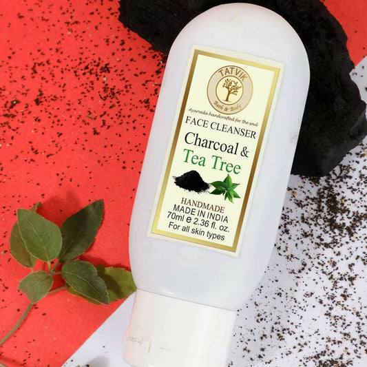 Buy Tatvik Ayurveda Charcoal & Tea Tree Face Cleanser from DrMediCart, Ship from India to USA