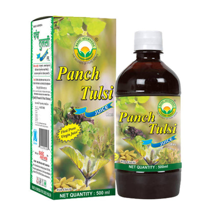 Buy Basic Ayurveda Panch Tulsi Juice Ras from DrMediCart, Ship from India to USA