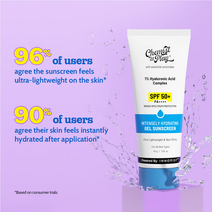 Chemist At Play Intensely Hydrating Gel Sunscreen SPF 50+