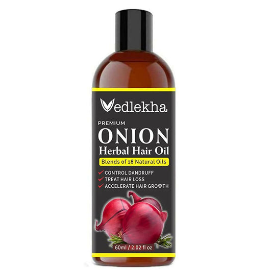Vedlekha Onion Herbal Hair Oil - DrMediCart