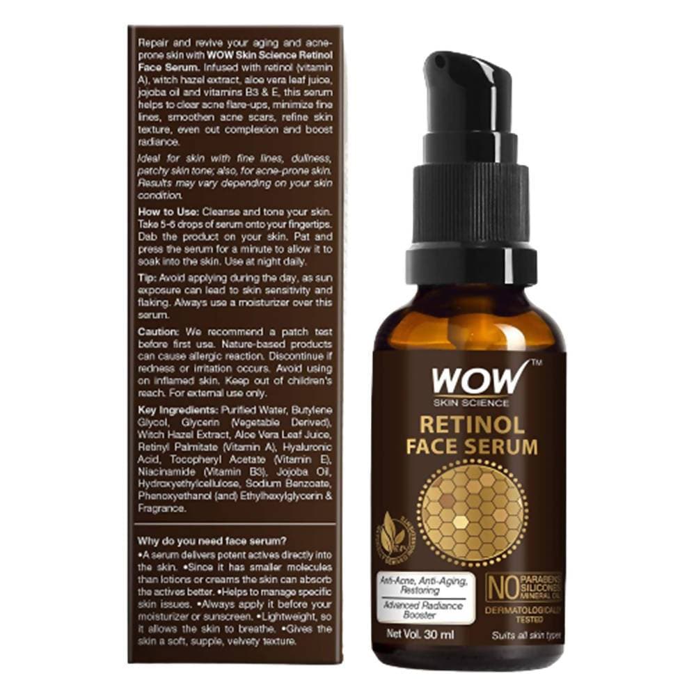 Wow Skin Science Retinol Face Serum - Drmedicart