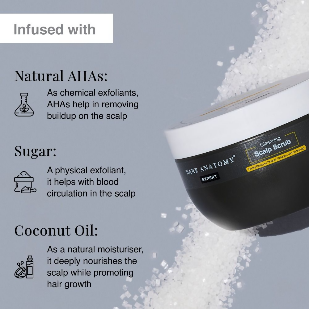 Bare Anatomy Expert Scalp Scrub & Anti Dandruff Shampoo Duo