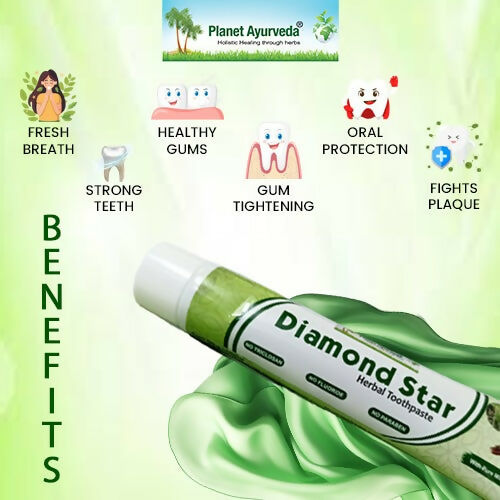 Planet Ayurveda Diamond Star Herbal Toothpaste