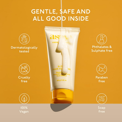 Asaya Detan Face Cleanser With Glycolic Acid, Berry Extract & Manjistha For Men & Women