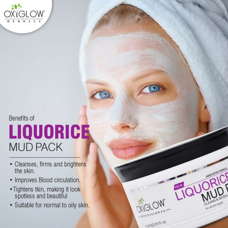 Oxyglow Herbals Liquorice Mud Pack