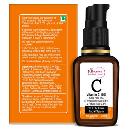 St.Botanica Vitamin C 10% Professional Face Serum