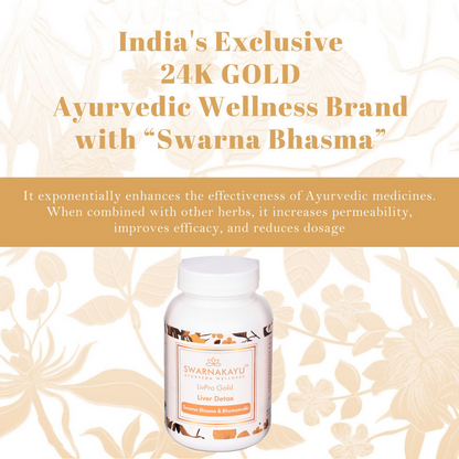 Swarnakayu LiverPro Gold Liver Detox Tablets With Swarna Bhasma & Bhumamalki