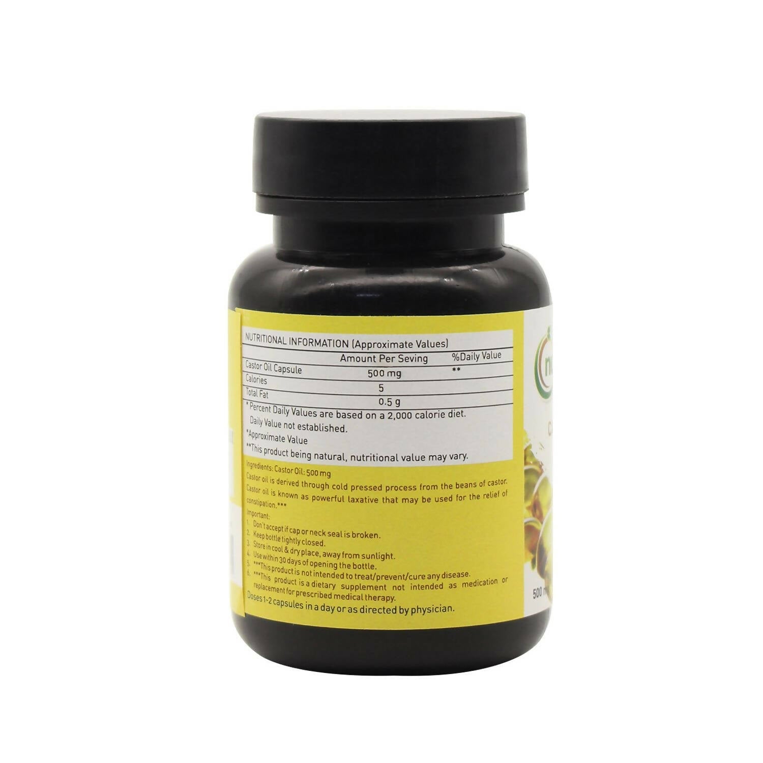 Nutriorg Castor Oil Soft Gel Capsules
