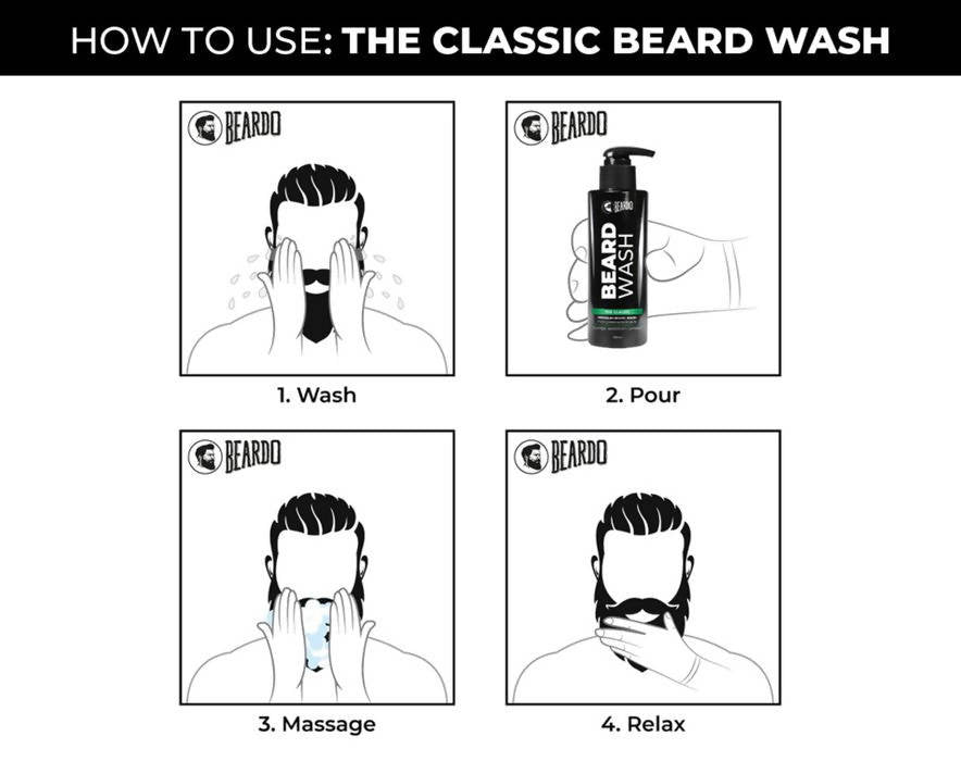beardo beard wash the classic buy in usa