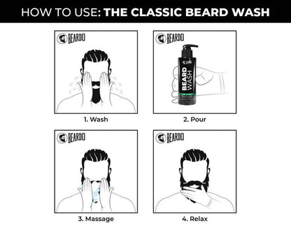 beardo beard wash the classic buy in usa