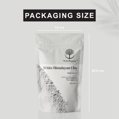 Wild Organic White Himalayan Brightening Clay Powder