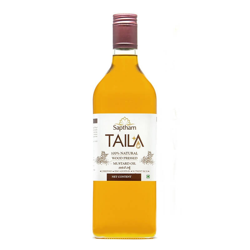 Saptham Taila 100% Wood Pressed Mustard Oil