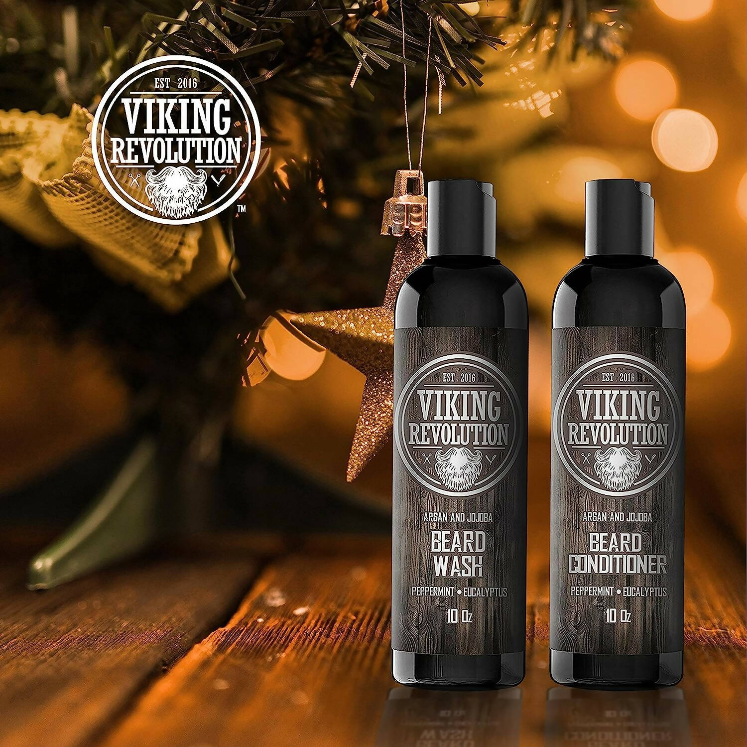 Viking Revolution Beard Wash and Beard Conditioner Combo - DrMediCart