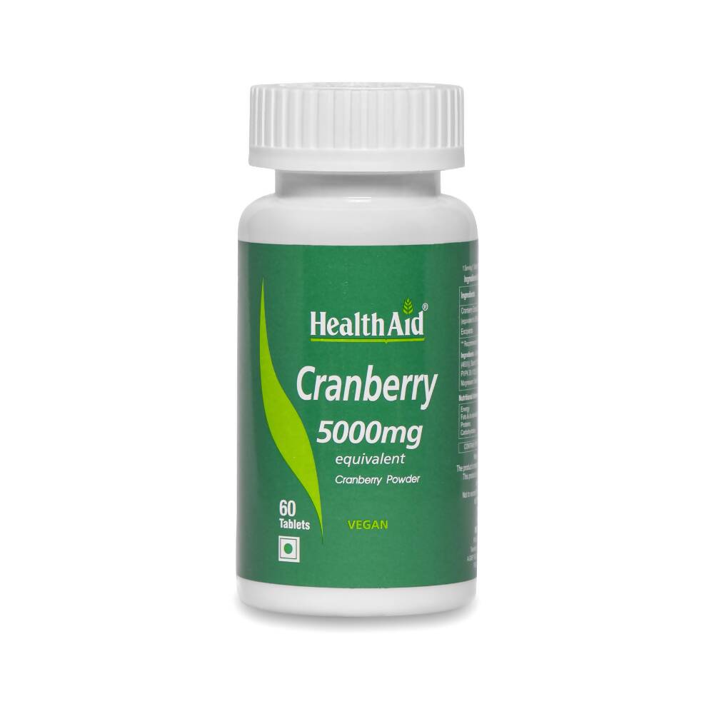 HealthAid Cranberry 5000 mg Equivalent Tablets