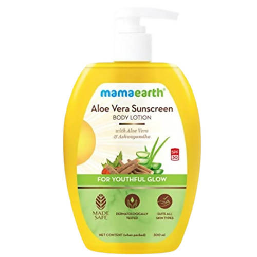 Buy Mamaearth Aloe Vera Sunscreen Body Lotion SPF 30 from DrMediCart, Ship from India to USA