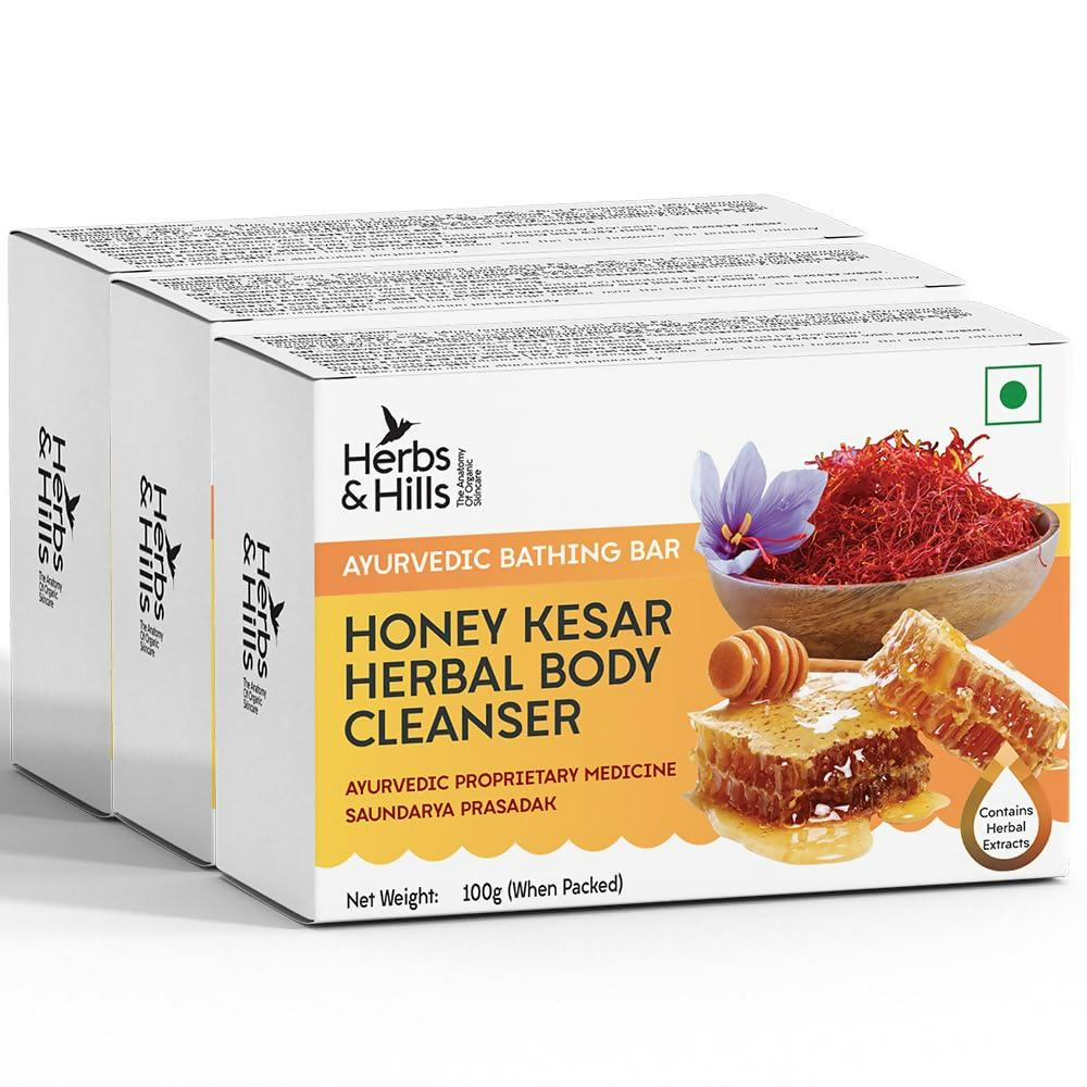 Herbs & Hills Honey Kesar Herbal Body Cleanser