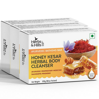 Herbs & Hills Honey Kesar Herbal Body Cleanser