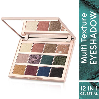 Kay Beauty By Katrina Kaif Multi Texture Eyeshadow Palette - Celestial