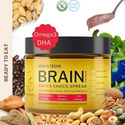 Iyurved Kids & Teens Brain Premium Dates Choco Spread