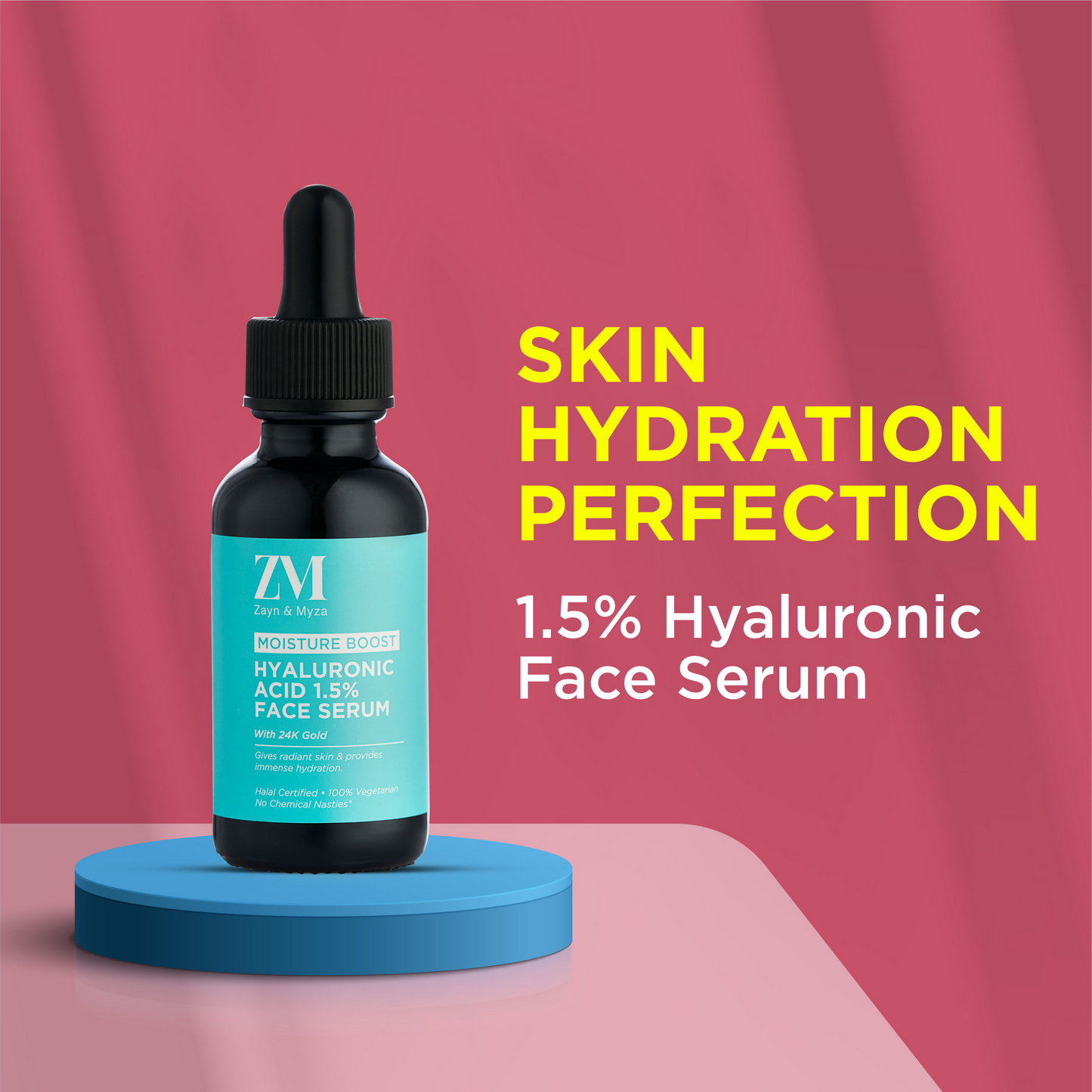 Zayn & Myza Hyaluronic Acid 1.5% & 24K Gold Face Serum