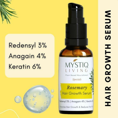 Mystiq Living Rosemary Hair Growth Serum